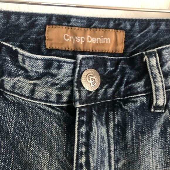 Crysp Denim distressed Blue Jeans size 30 - Picture 5 of 10